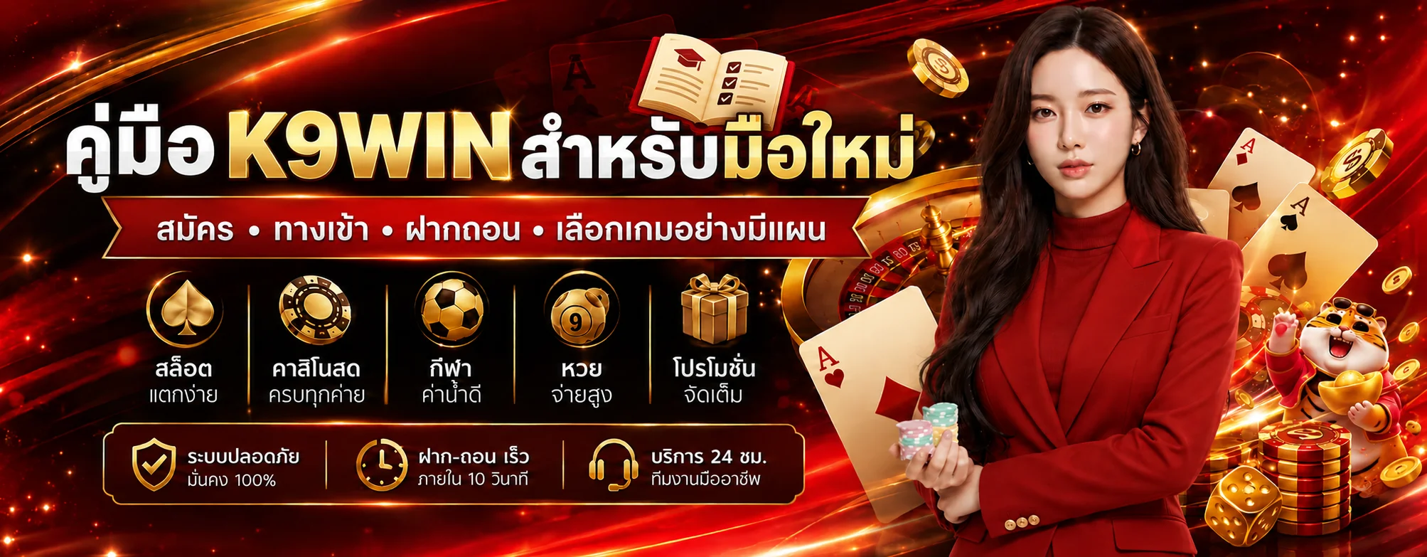 K9WIN คู่มือเล่นสล็อต PG อย่างมีแผนสำหรับมือใหม่
